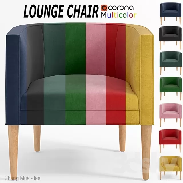 3DSKYFREE – LIVINGROOM - SOFA - SINGLE 3DS MAX MODELS