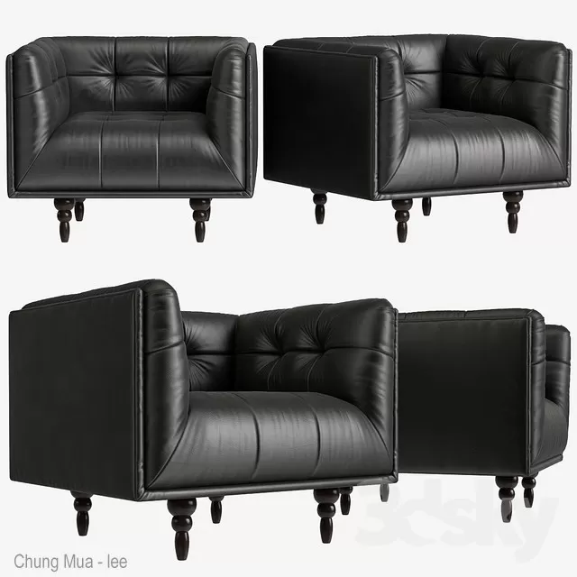 3DSKYFREE – LIVINGROOM - SOFA - SINGLE 3DS MAX MODELS