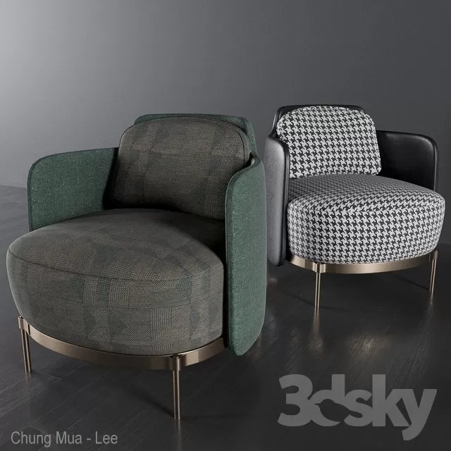 3DSKYFREE – LIVINGROOM - SOFA - SINGLE 3DS MAX MODELS