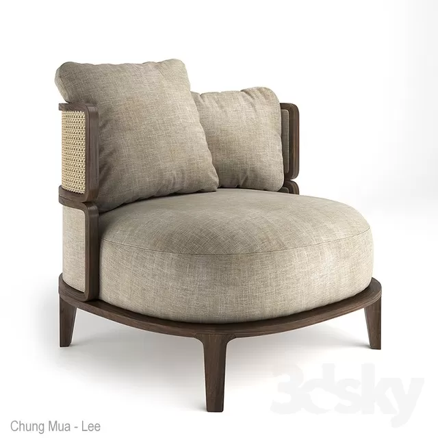 3DSKYFREE – LIVINGROOM - SOFA - SINGLE 3DS MAX MODELS
