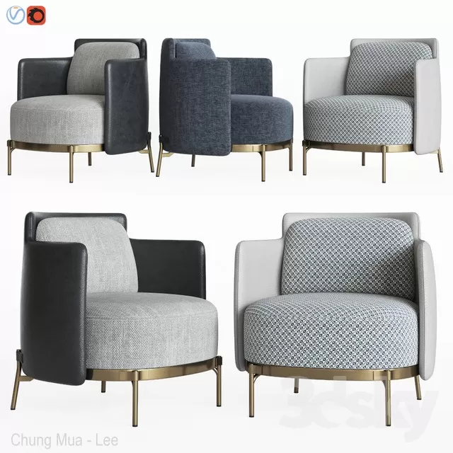 3DSKYFREE – LIVINGROOM - SOFA - SINGLE 3DS MAX MODELS