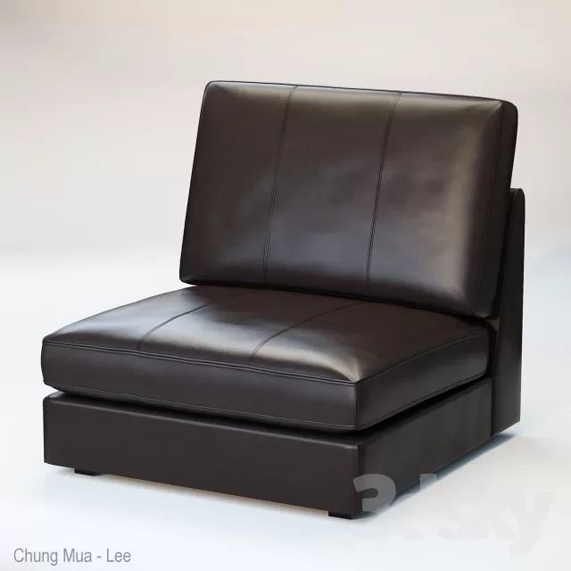 3DSKYFREE – LIVINGROOM - SOFA - SINGLE 3DS MAX MODELS