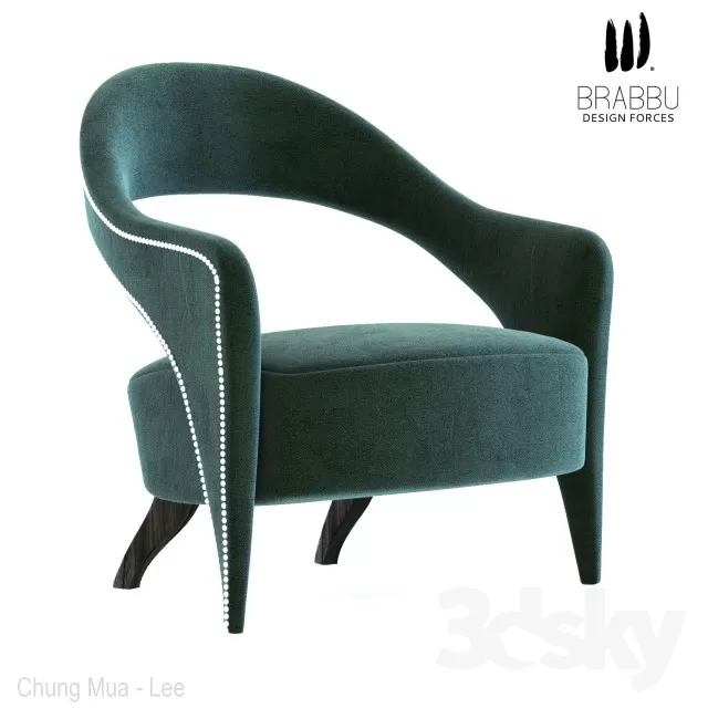 3DSKYFREE – LIVINGROOM - SOFA - SINGLE 3DS MAX MODELS