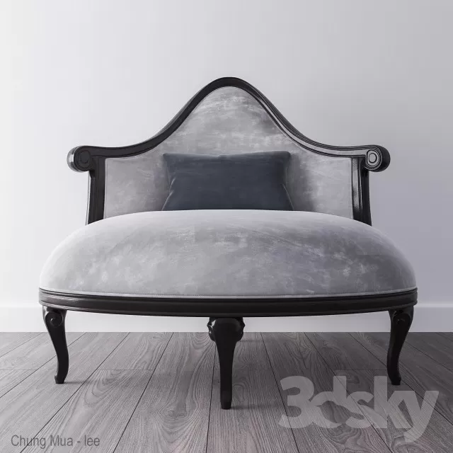 3DSKYFREE – LIVINGROOM - SOFA - SINGLE 3DS MAX MODELS