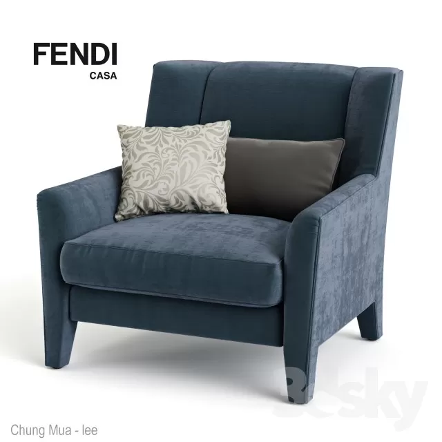 3DSKYFREE – LIVINGROOM - SOFA - SINGLE 3DS MAX MODELS