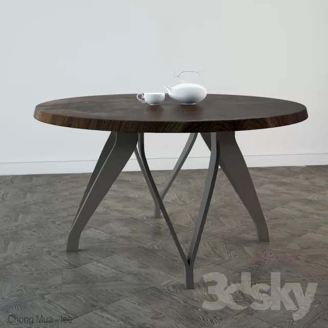3DSKYFREE – LIVINGROOM - TEA TABLE 3DS MAX MODELS
