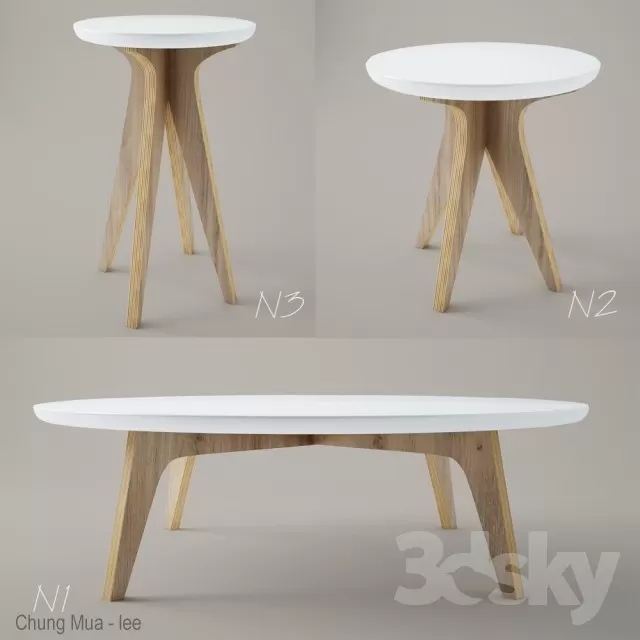 3DSKYFREE – LIVINGROOM - TEA TABLE 3DS MAX MODELS