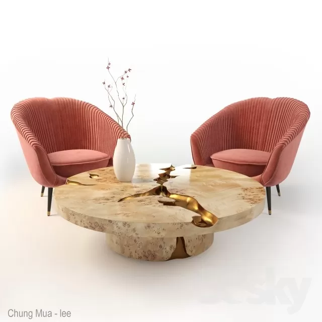 3DSKYFREE – LIVINGROOM - TEA TABLE 3DS MAX MODELS