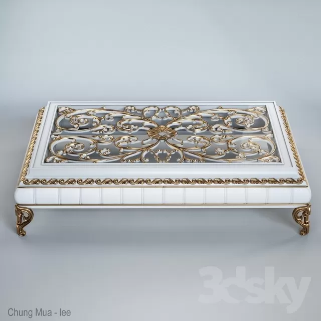 3DSKYFREE – LIVINGROOM - TEA TABLE 3DS MAX MODELS