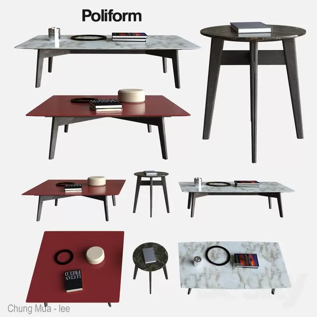 3DSKYFREE – LIVINGROOM - TEA TABLE 3DS MAX MODELS