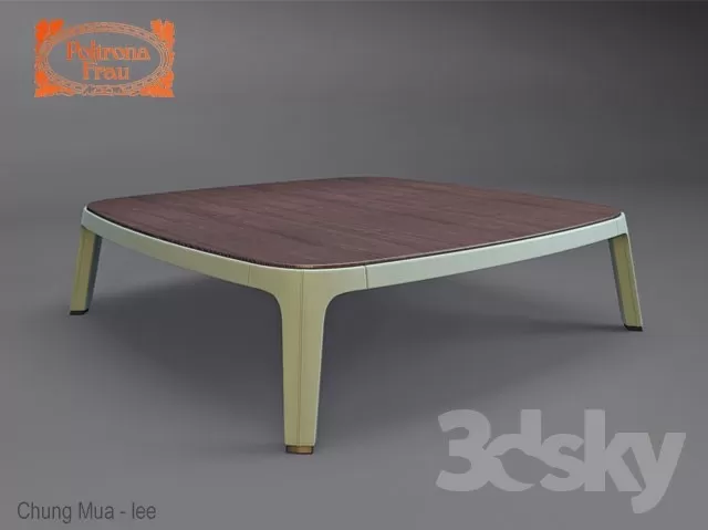 3DSKYFREE – LIVINGROOM - TEA TABLE 3DS MAX MODELS