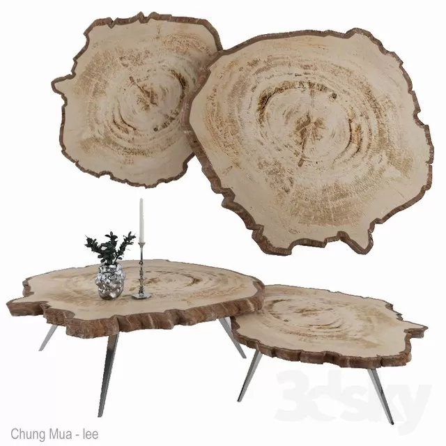 3DSKYFREE – LIVINGROOM - TEA TABLE 3DS MAX MODELS