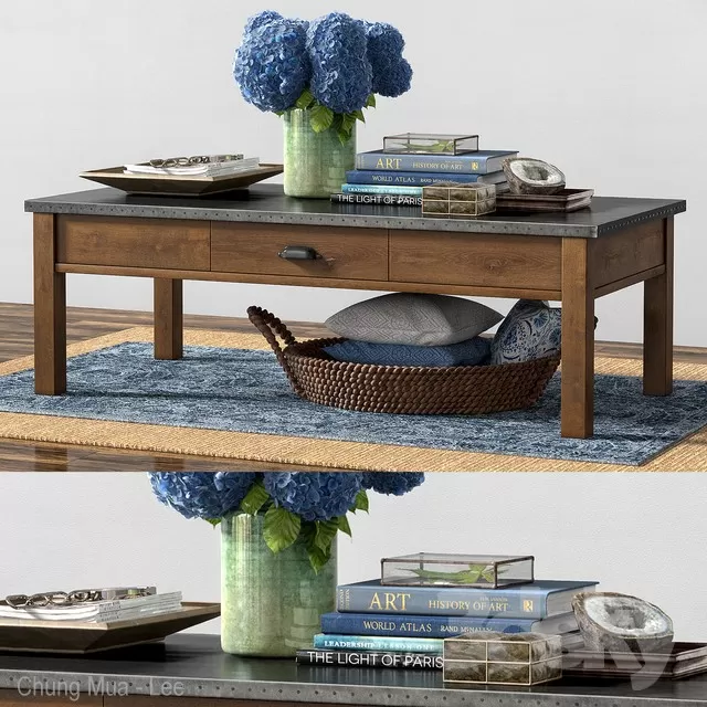 3DSKYFREE – LIVINGROOM - TEA TABLE 3DS MAX MODELS