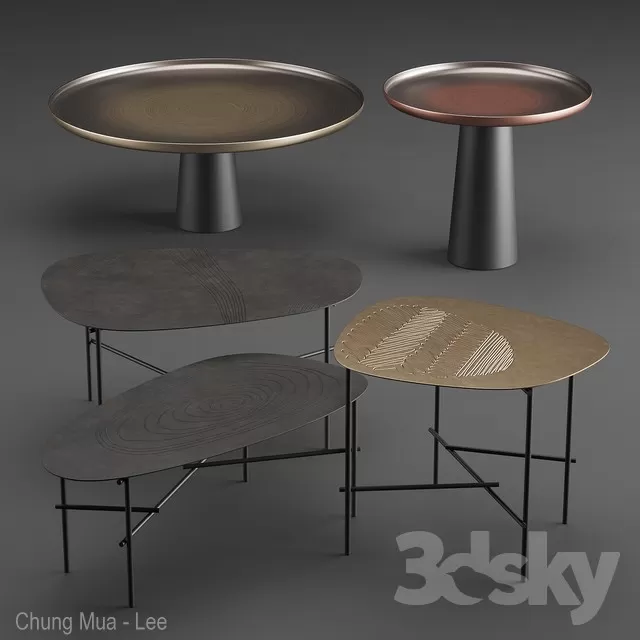 3DSKYFREE – LIVINGROOM - TEA TABLE 3DS MAX MODELS