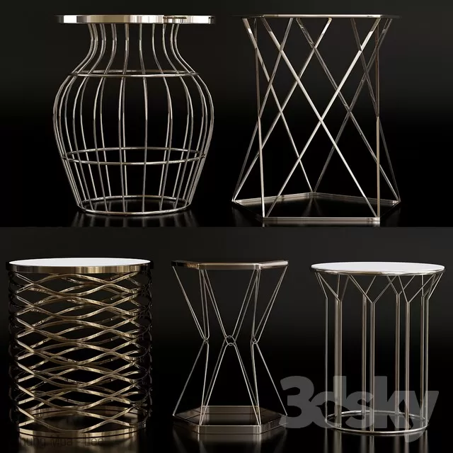 3DSKYFREE – LIVINGROOM - TEA TABLE 3DS MAX MODELS