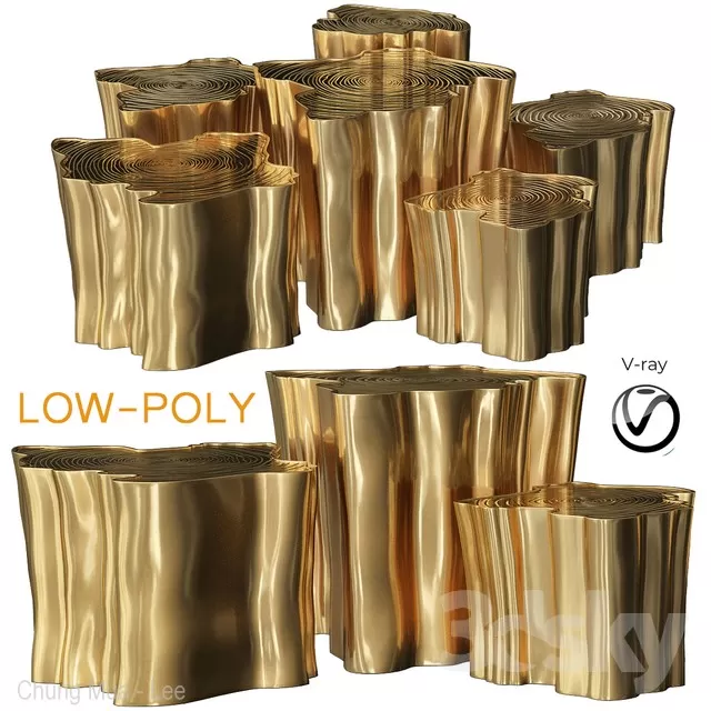 3DSKYFREE – LIVINGROOM - TEA TABLE 3DS MAX MODELS