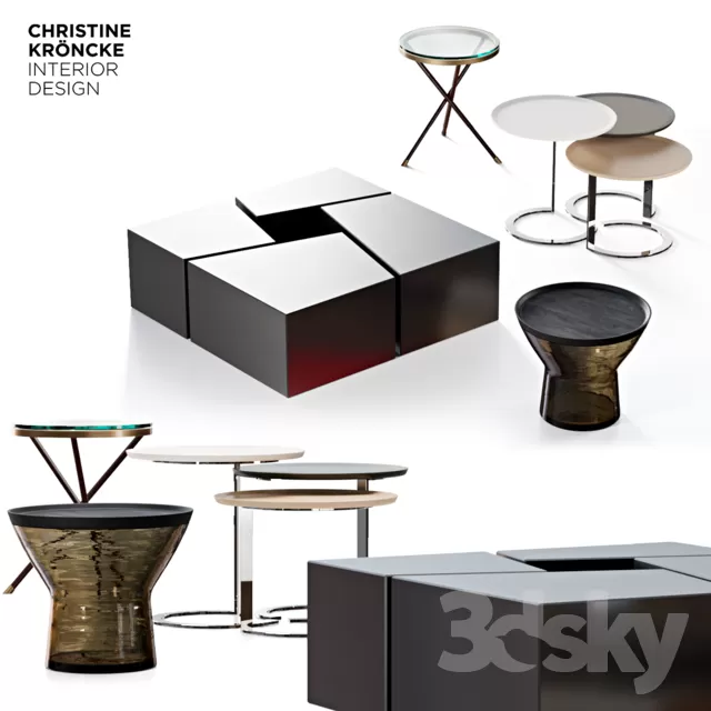 3DSKYFREE – LIVINGROOM - TEA TABLE 3DS MAX MODELS