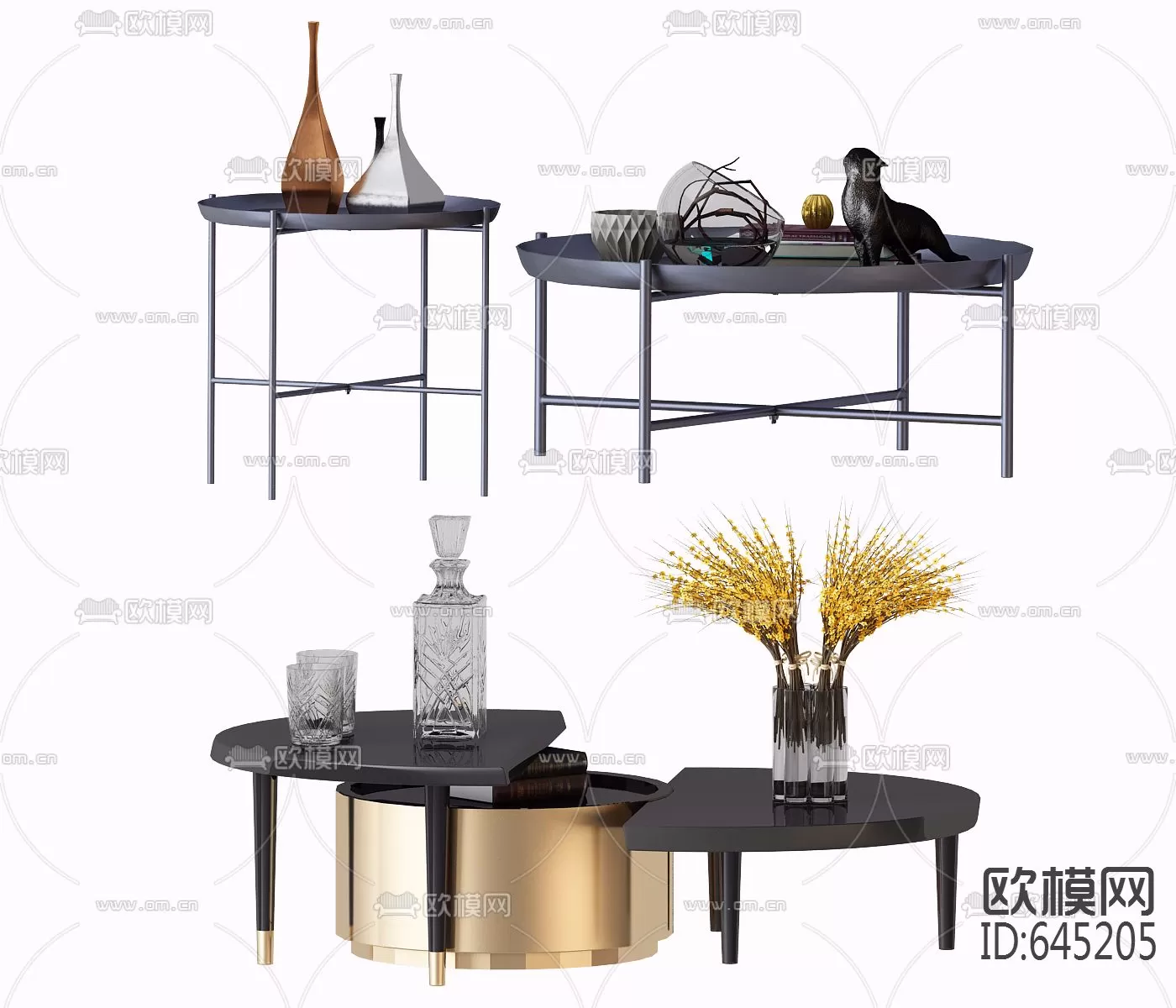 3DSKYFREE – LIVINGROOM - TEA TABLE 3DS MAX MODELS