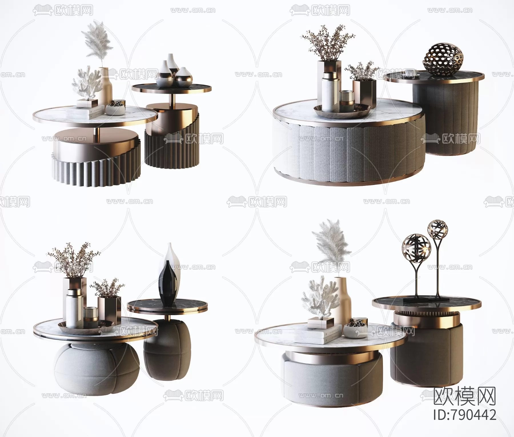 LIVINGROOM - TEA TABLE 3D MODELS