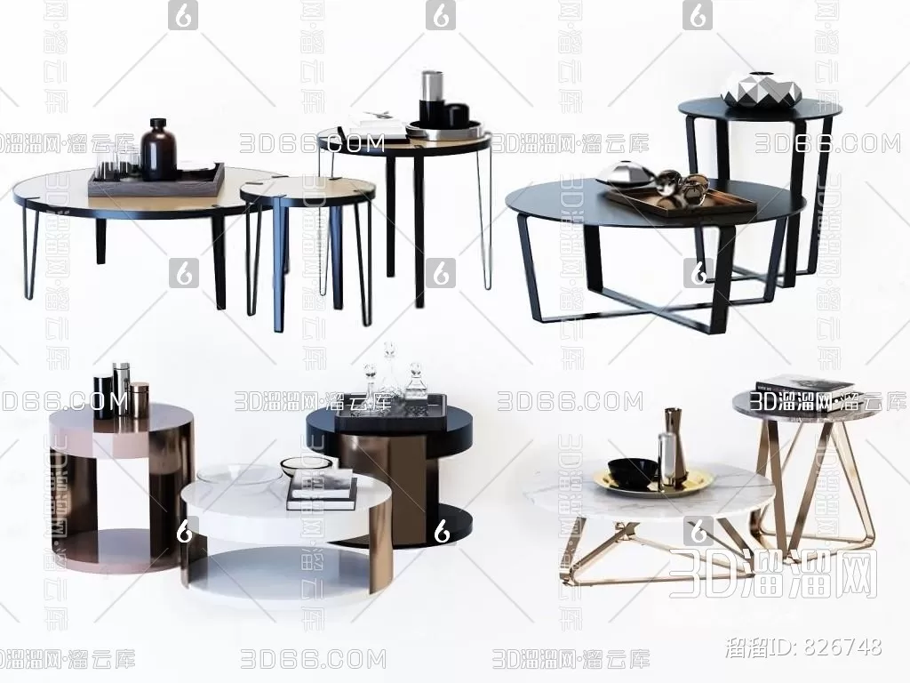 3DSKYFREE – LIVINGROOM - TEA TABLE 3DS MAX MODELS