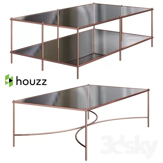 3DSKYFREE – LIVINGROOM - TEA TABLE 3DS MAX MODELS