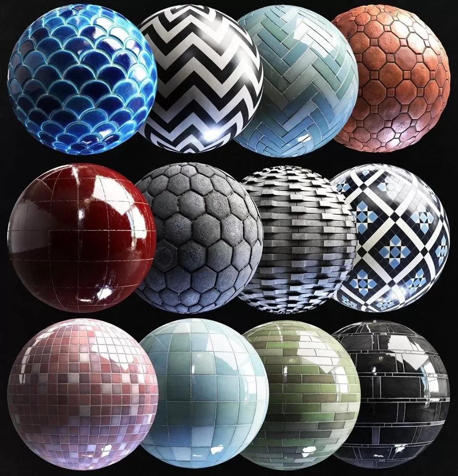 DECOR HELPER – MATERIAL 3D MODELS – 12