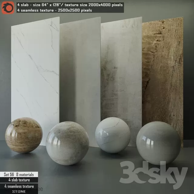 3DSKYFREE – MATERIAL 3DS MAX MODELS