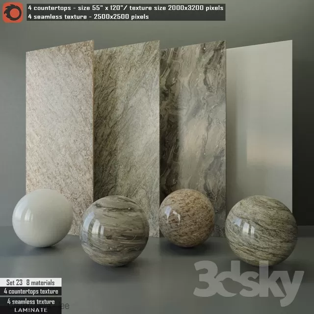 3DSKYFREE – MATERIAL 3DS MAX MODELS