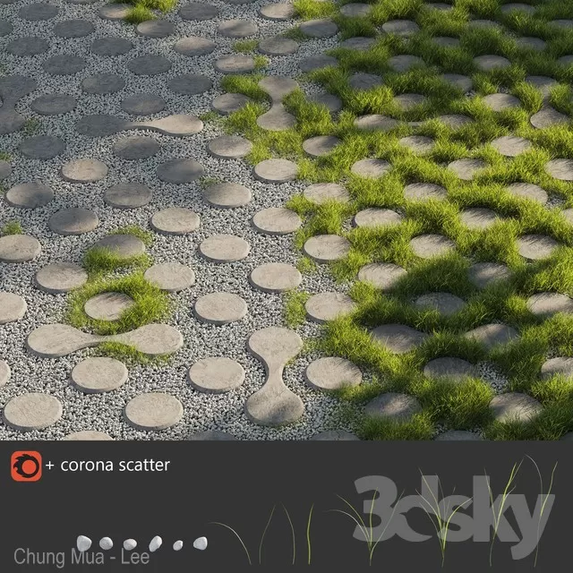 3DSKYFREE – MATERIAL - EXTERIOR 3DS MAX MODELS