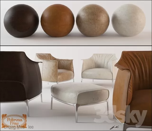 3DSKYFREE – MATERIAL - LEATHER 3DS MAX MODELS