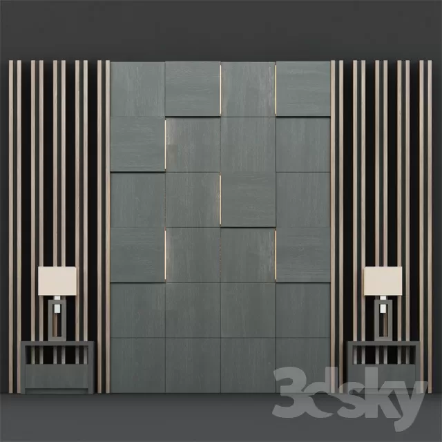 3DSKYFREE – MATERIAL - WALL 3DS MAX MODELS