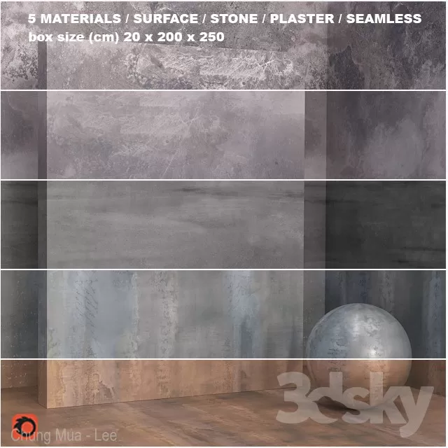 3DSKYFREE – MATERIAL - WALL 3DS MAX MODELS