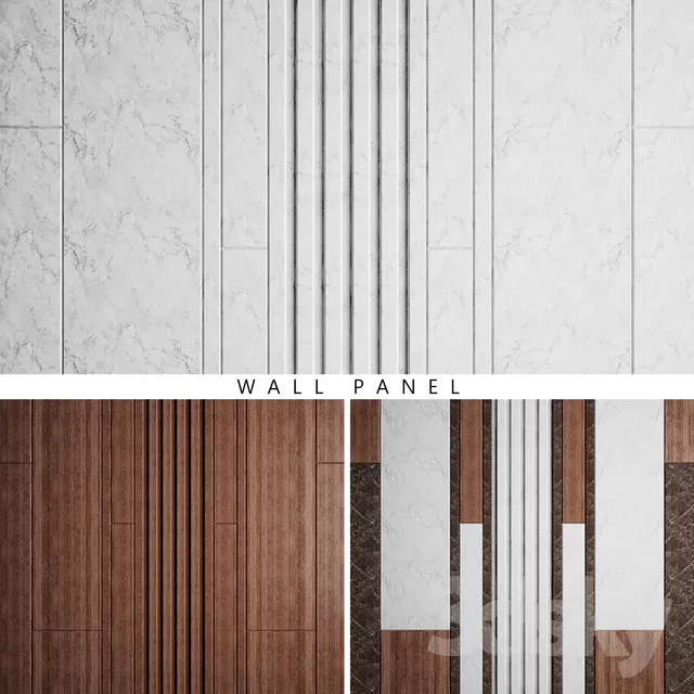 3DSKYFREE – MATERIAL - WALL 3DS MAX MODELS