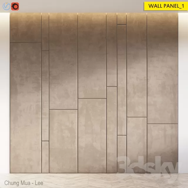 3DSKYFREE – MATERIAL - WALL 3DS MAX MODELS