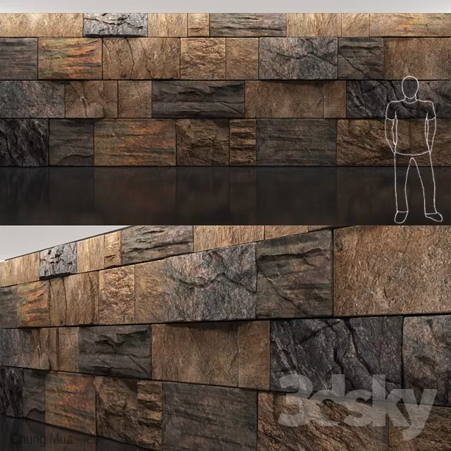 3DSKYFREE – MATERIAL - WALL 3DS MAX MODELS
