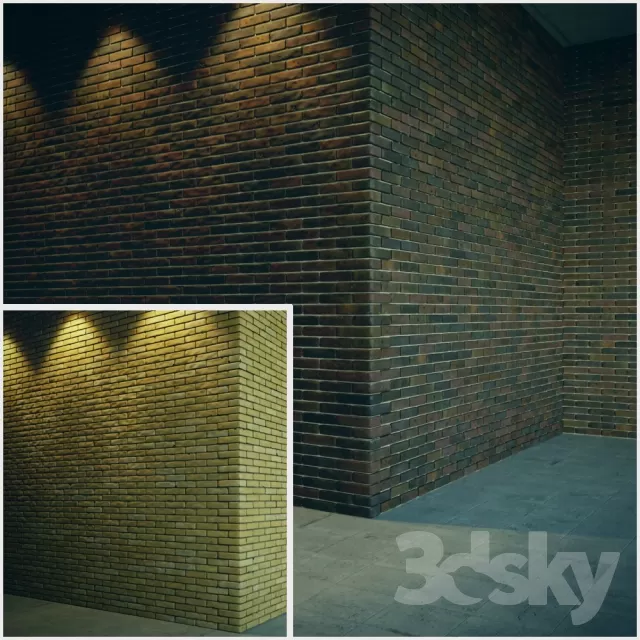 3DSKYFREE – MATERIAL - WALL 3DS MAX MODELS