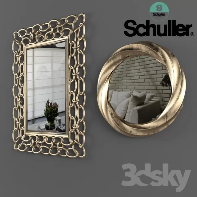 DECORATION – MIRROR 3D MODELS – 040