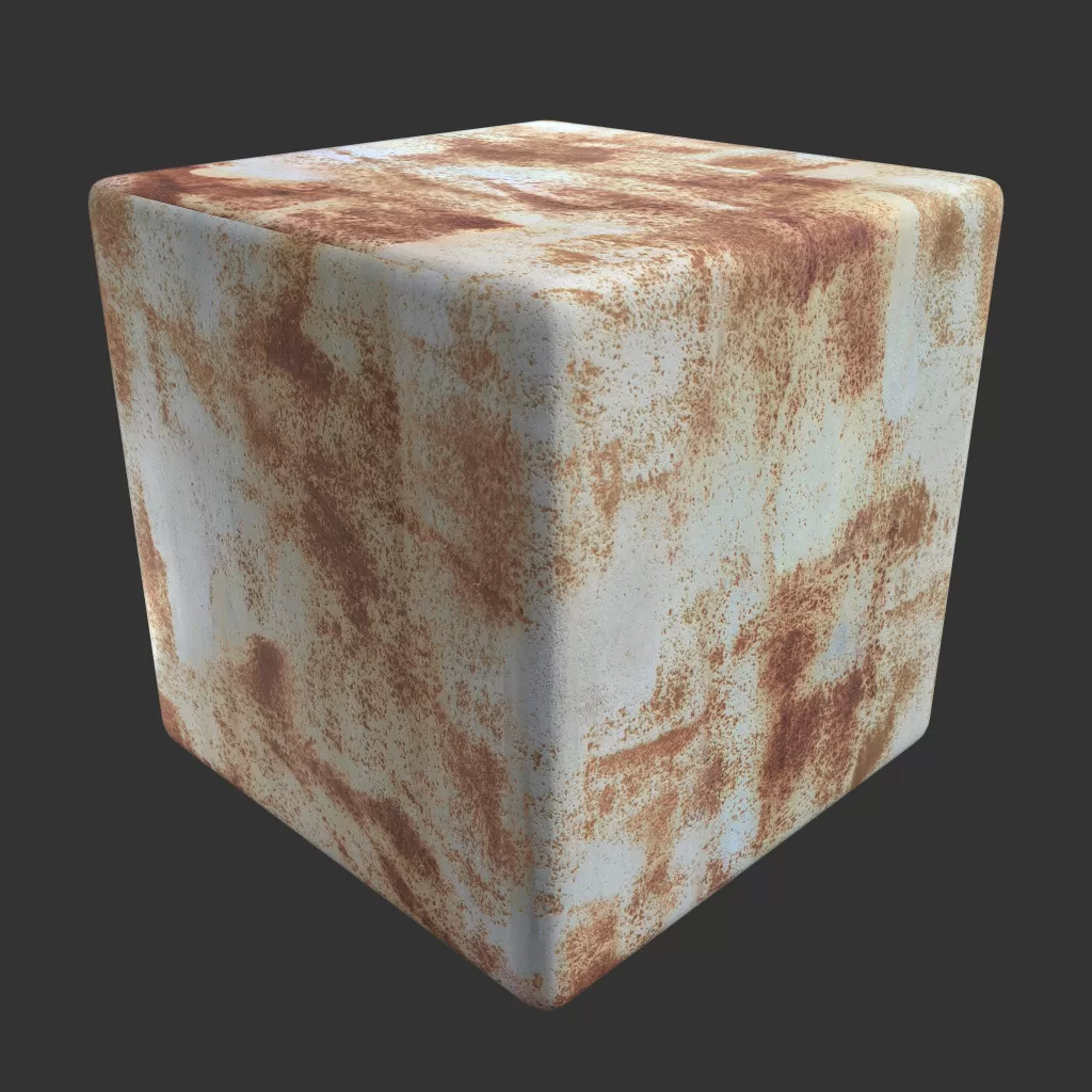 PBR TEXTURES – FULL OPTION – Rust Spotty  – 1042