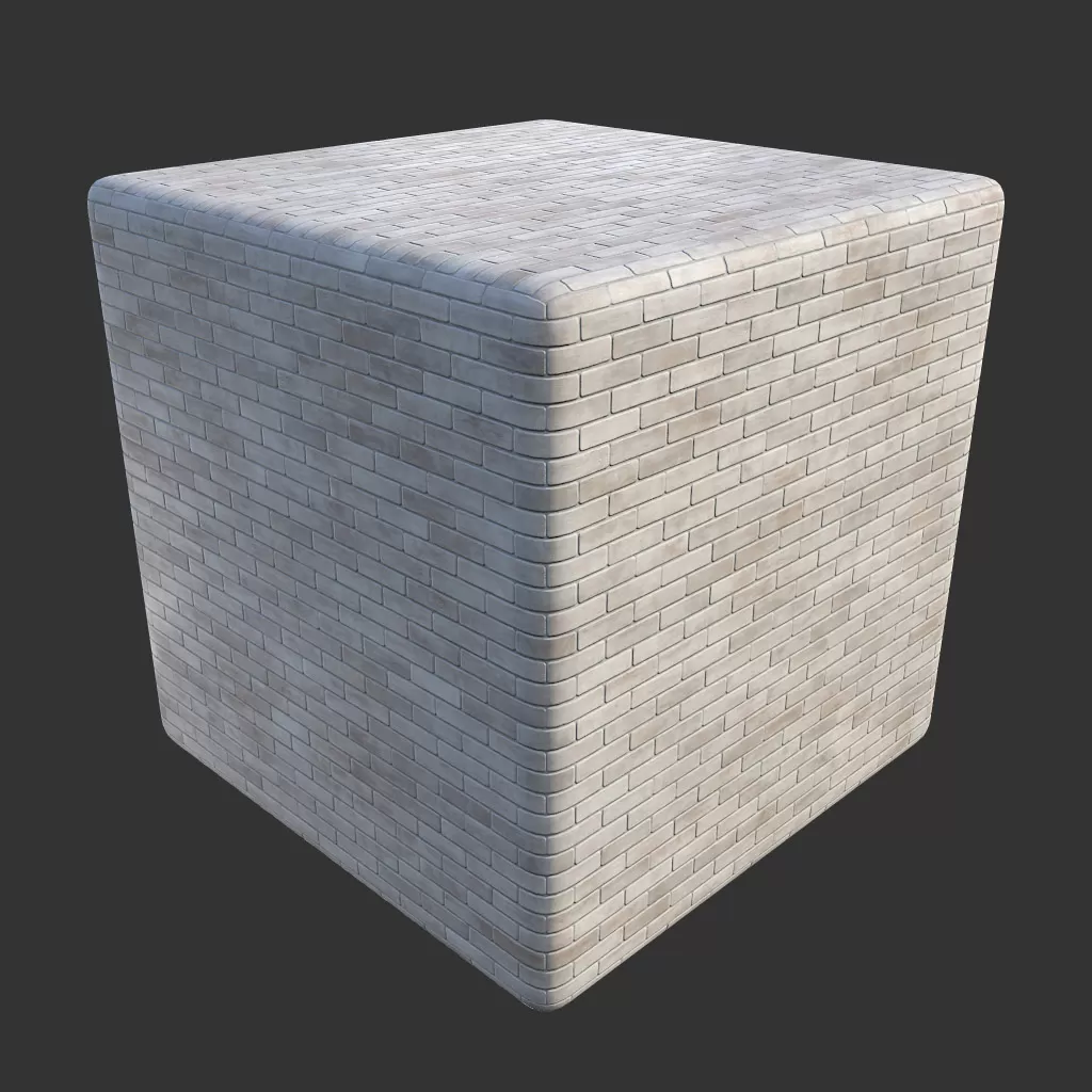 PBR TEXTURES – FULL OPTION – Bricks White Washed – 107