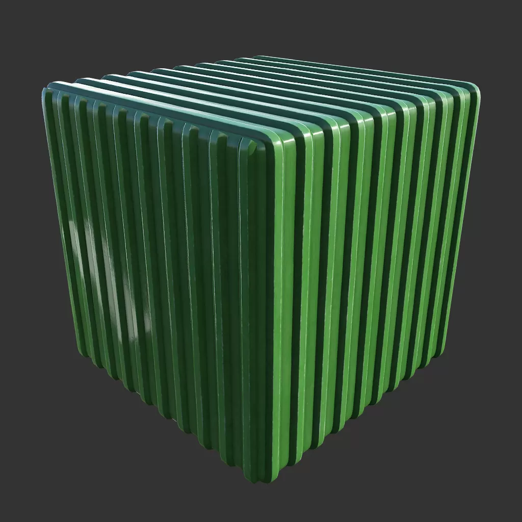PBR TEXTURES – FULL OPTION – Shipping Container Green – 1095