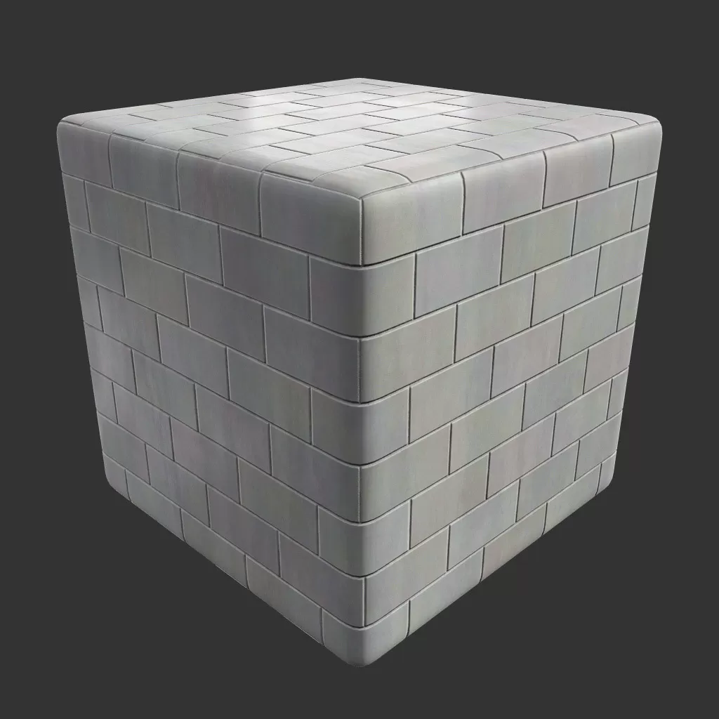 PBR TEXTURES – FULL OPTION – Tiles Rectangular Mirror – 1217