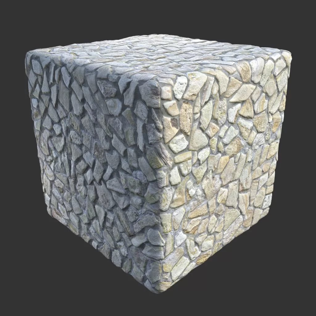 PBR TEXTURES – FULL OPTION – Cobblestone   – 263