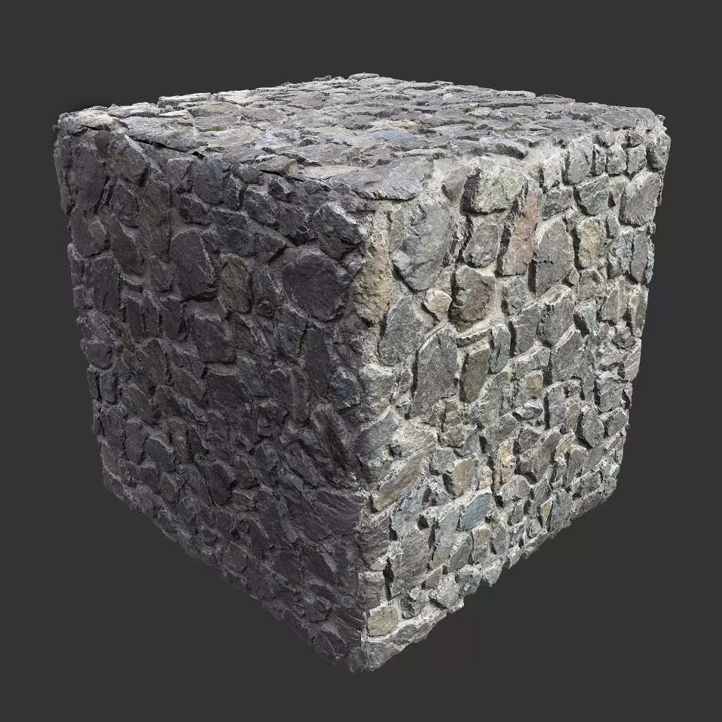 PBR TEXTURES – FULL OPTION – Cobblestone   – 267