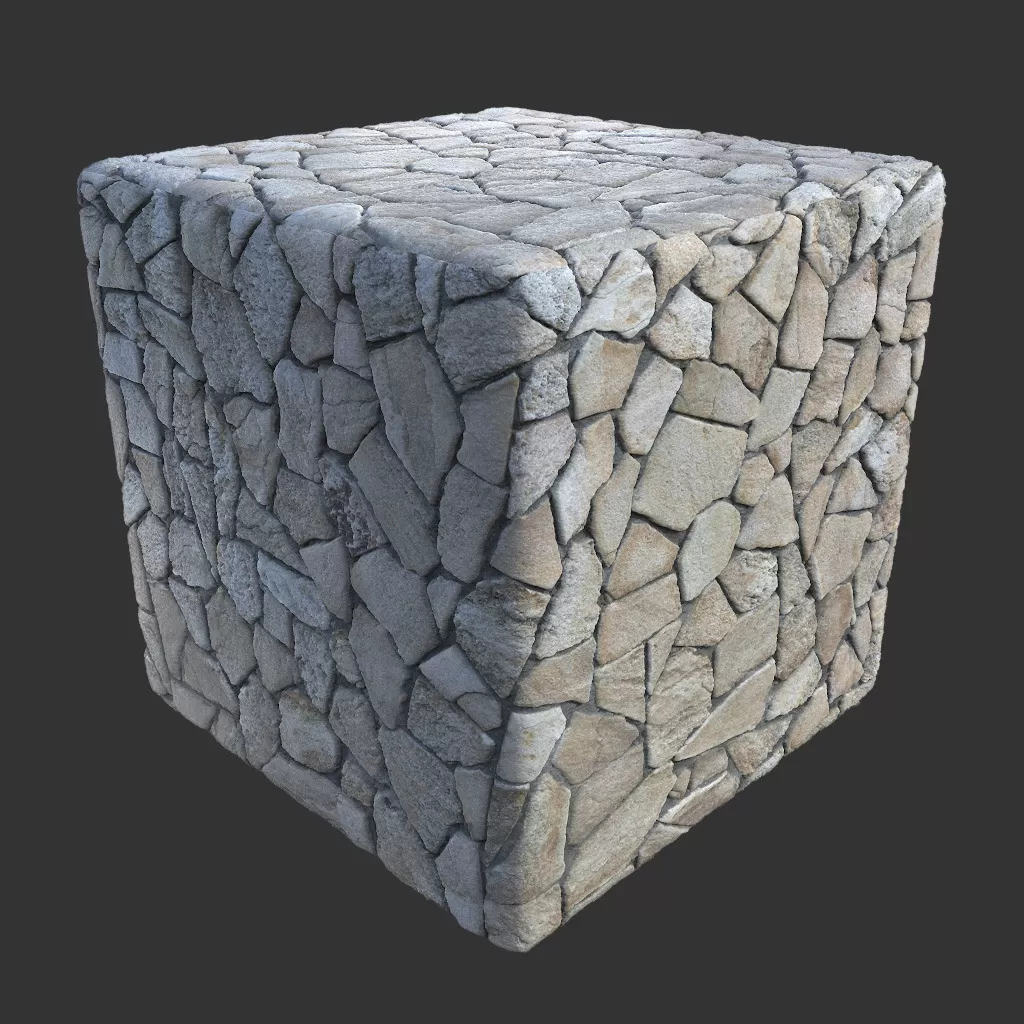 PBR TEXTURES – FULL OPTION – Cobblestone   – 273