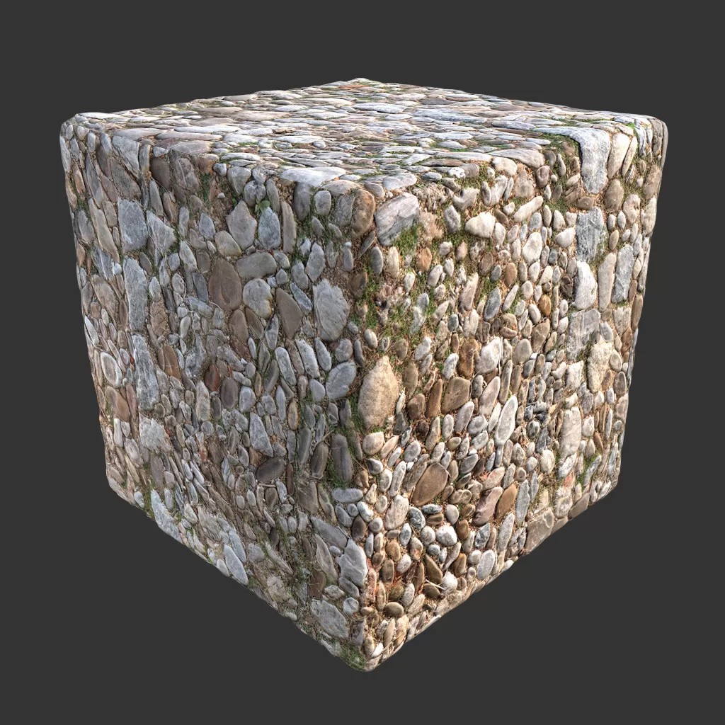PBR TEXTURES – FULL OPTION – Cobblestone   – 292