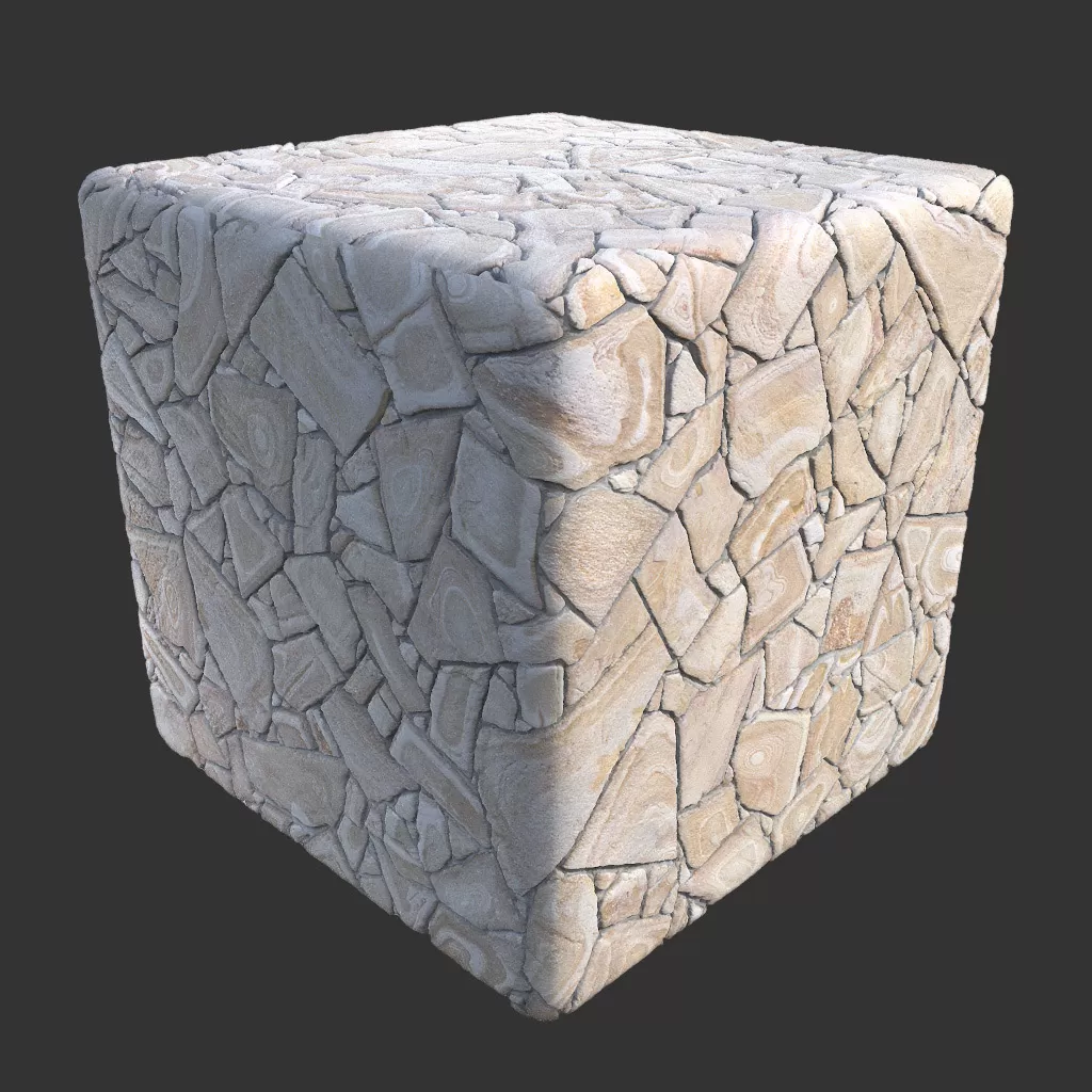 PBR TEXTURES – FULL OPTION – Cobblestone   – 299