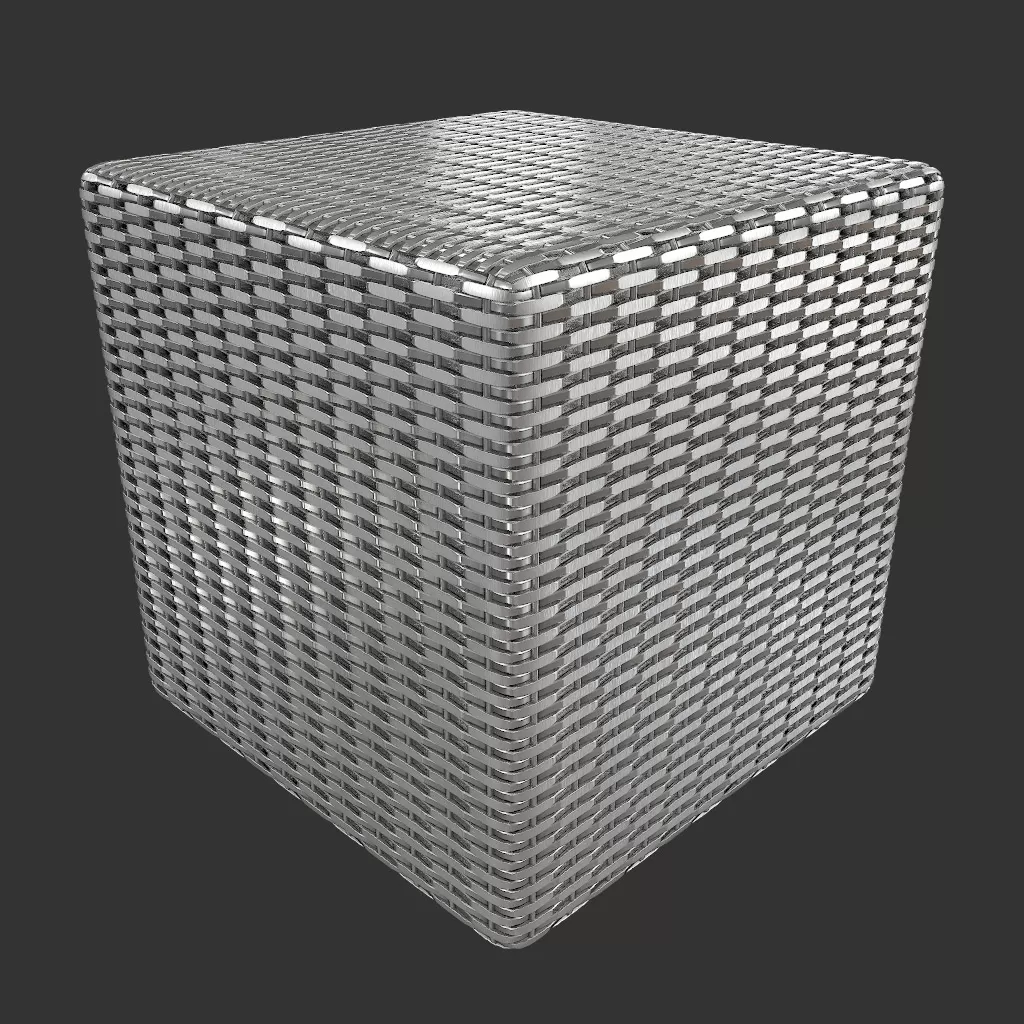 PBR TEXTURES – FULL OPTION – Metal Designer Weave – 736