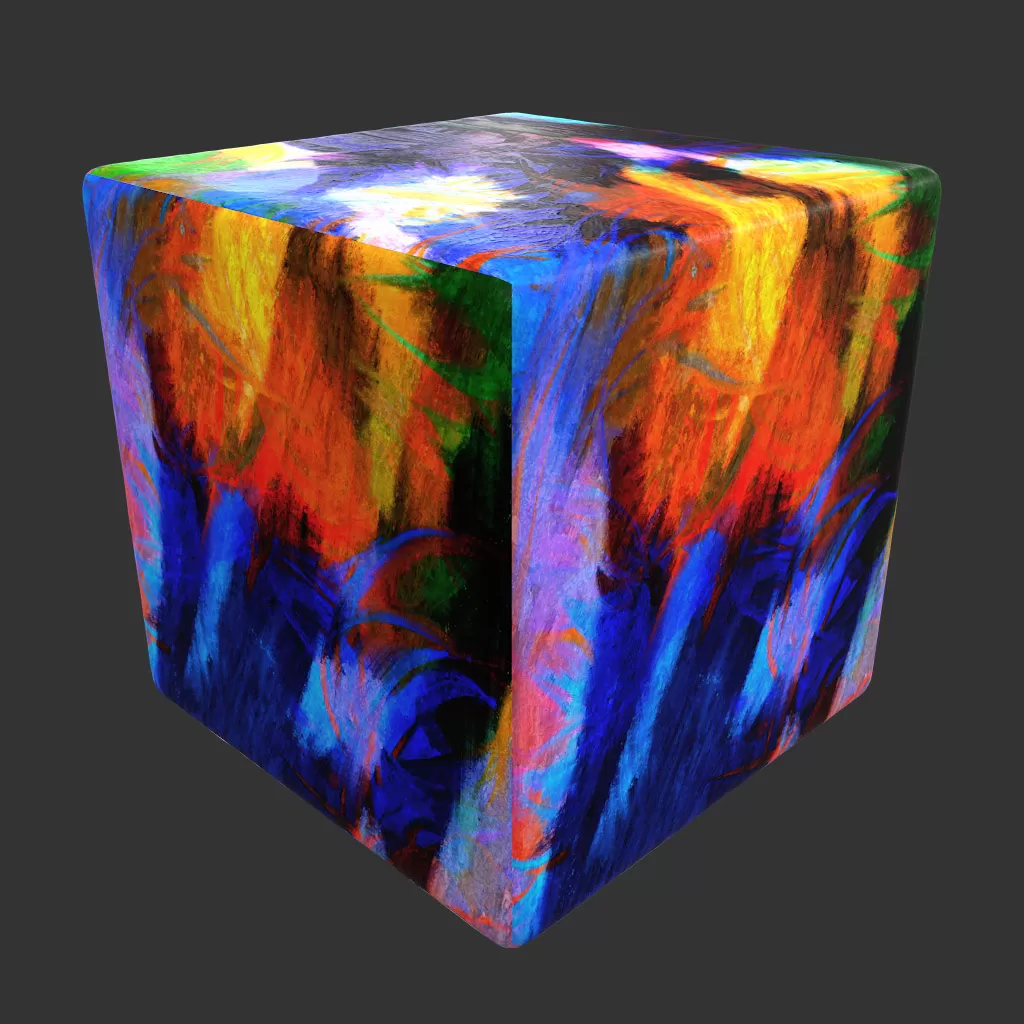 PBR TEXTURES – FULL OPTION – Painting Modern Art – 837