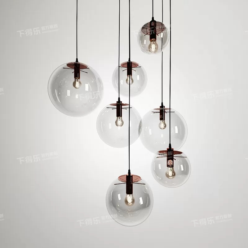 3DSKYFREE – PENDANT LIGHTING 3DS MAX MODELS