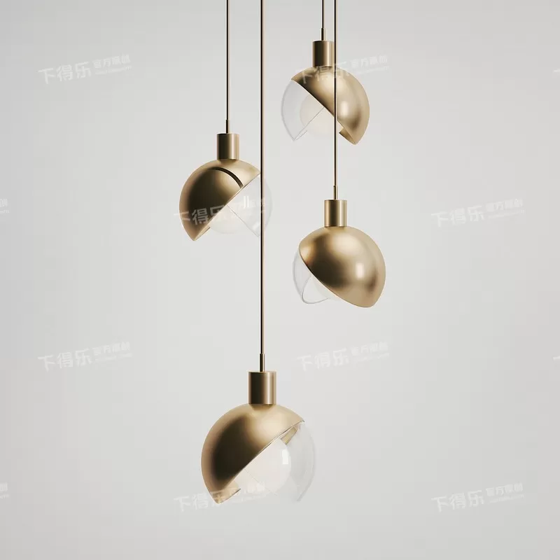 3DSKYFREE – PENDANT LIGHTING 3DS MAX MODELS